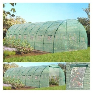 Grande serre de jardin tunnel maraîchère Pro galva