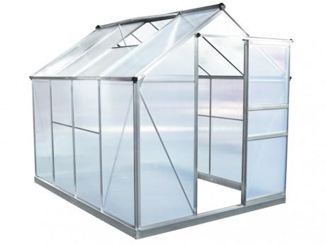Serre de Jardin en polycarbonate blanche de 4.78 m