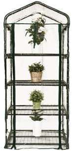 Mini Serre de Jardin Botanique 4 étagères 69x49x15
