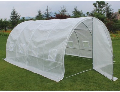 Serre tunnel de jardin avec porte Mimosa - 220g/