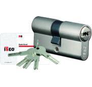 ISEO - Cylindre double ISR6 30x40 laiton nickelé -