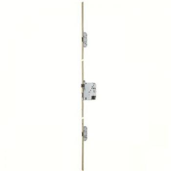 Serrure multipoint bronze droite à fouillot - Clé I Serrure multipoint bronze
