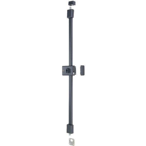 Serrure multipoint en applique gris anthracite dro