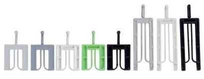 Cale de vitrage translucide - 40 x 36 mm - 1 mm -