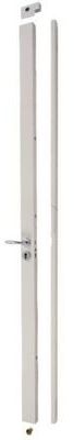 Serrure multipoint en applique aluminium gauche à