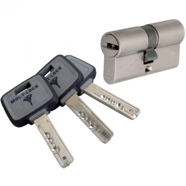 Cylindre 2 entrées varié nickelé - 80 x 31 mm - MT