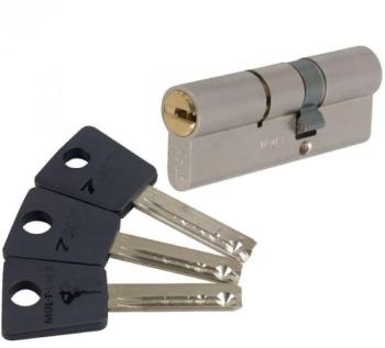 Cylindre 2 entrées varié nickelé - 60 x 31 mm - Sy