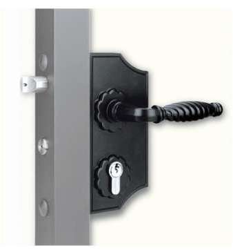 Serrure portails pour tube de 40 a 60 - DECO FER F