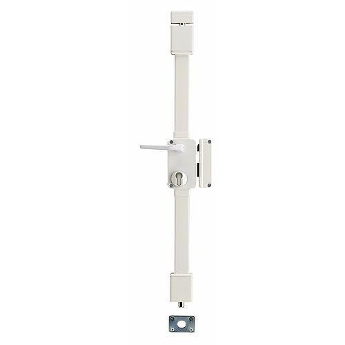 Serrure 3 points en applique - carré 7 mm - cylind