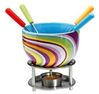 Appareil Fondue au Chocolat Bandes Colorées Mastrad Appareil Fondue au Chocolat