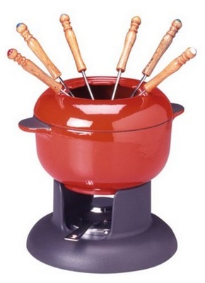 INVICTA - service à fondue rubis - brunch - 101403