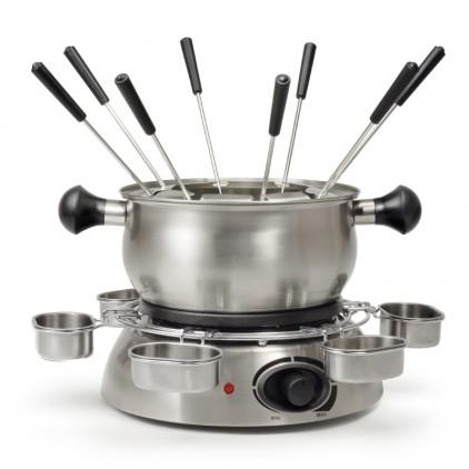 Appareil à fondue corps inox - 6 coupelles