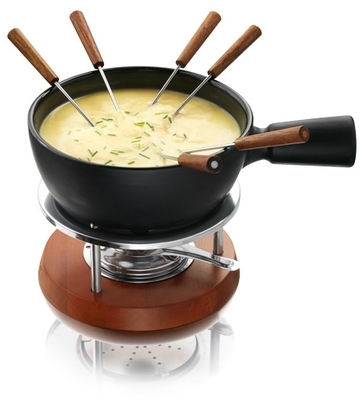 Ensemble fondue au fromage Boska Nero 1 L