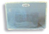 Lot de 200 portes-badges souples horizontaux tranp