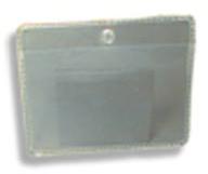 Lot de 200 portes-badges souples tranparents trou