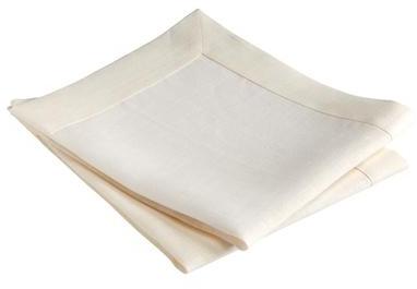 Les 2 serviettes de table Lin déperlant Ivoire Delices Les 2 serviettes de table