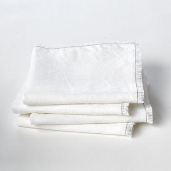 Serviette de table lin lavé, Nodonet (lot de 4) -