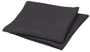 Les 2 serviettes de table Lin déperlant Anthracite