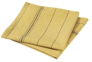 Les 2 serviettes de table Métis (lin et coton) Safran Les 2 serviettes de table