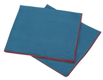 Les 2 serviettes de table Lin lavé 52 fils cm2 Anthracite Les 2 serviettes de table