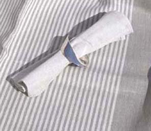 Serviette de table unie