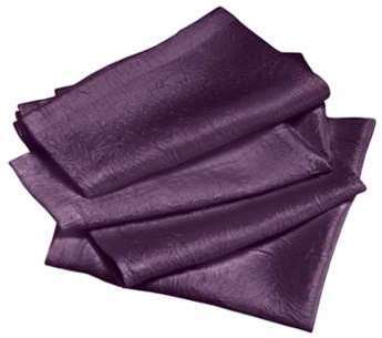Serviette Satine Raisin lot de 4 - 45 x 45 cm Serviette Satine Raisin lot