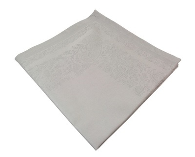 Lot de 6 serviettes de table Jacquard Sensa Taupe