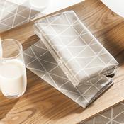 Serviette de table Teflon antitache triangle scand