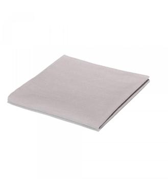 Lot de 4 Serviette de table en lin et coton gris clair Lot de 4 Serviette de table