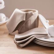 Serviette de table unie 100% coton traité teflon 4