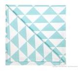Serviette de table 100 coton triangle scandinave 45x45cm Serviette de table 100 coton