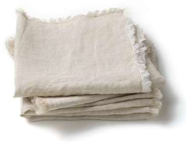 Serviette de table lin lavé, Yastigi (lot de 4) -