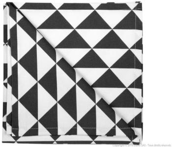 Serviette de table 100 coton triangle scandinave 45x45cm Serviette de table 100 coton
