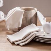 Serviette de table unie 100% coton traité teflon 4