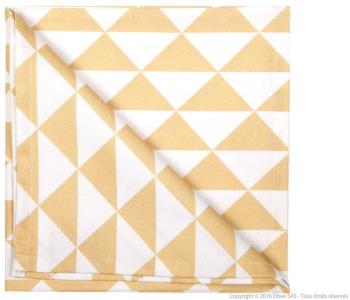 Serviette de table 100 coton triangle scandinave 45x45cm Serviette de table 100 coton