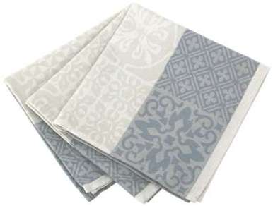 Lot de 3 serviettes de table 45x45 cm Jacquard 100