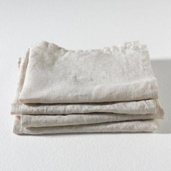 Serviettes de table pur lin Linette (lot de 4) - A