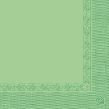 Serviette vert anis en papier tissu 2 plis 40 x 40cm Serviette vert anis en papier
