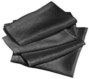 Serviette Satine Anthracite lot de 4 - 45 x 45 cm Serviette Satine Anthracite