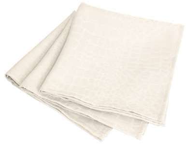 Lot de 3 serviettes de table 45x45 cm Jacquard 100 Lot de 3 serviettes de table