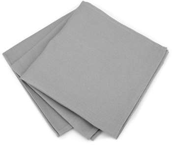 Lot de 3 serviettes de table 45x45 cm Jacquard 100 Lot de 3 serviettes de table