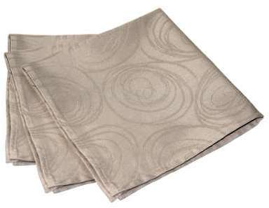 Lot de 3 serviettes de table 45x45 cm Jacquard 100