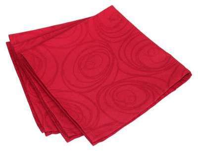 Lot de 3 serviettes de table 45x45 cm Jacquard 100 Lot de 3 serviettes de table