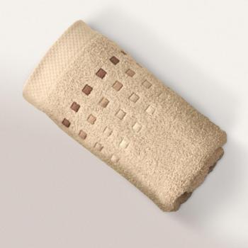 Serviette invité 33x50 cm PURE SQUARES Ecru 550 g/