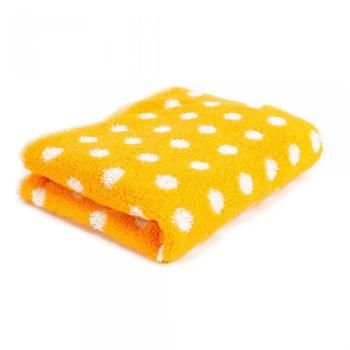 Serviette invité 33x50 cm GRAPHIC DOTS Jaune 550 g