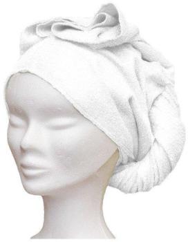 Serviette à cheveux en bambou ( Ecrue )