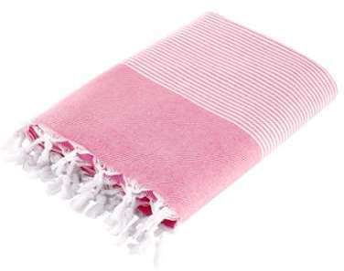 Serviette de plage Fouta Fushia 90x165 cm - Style
