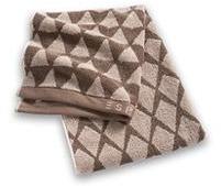 Serviette réversible Mina à motif jacquard