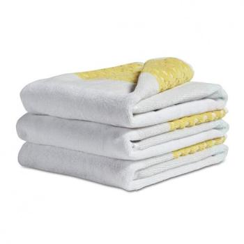 HAY - Serviette de bain - jaune dautomne/blanc/70