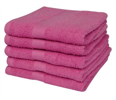 VidaXL Serviettes de bain 5 pcs 100% coton 500gsm